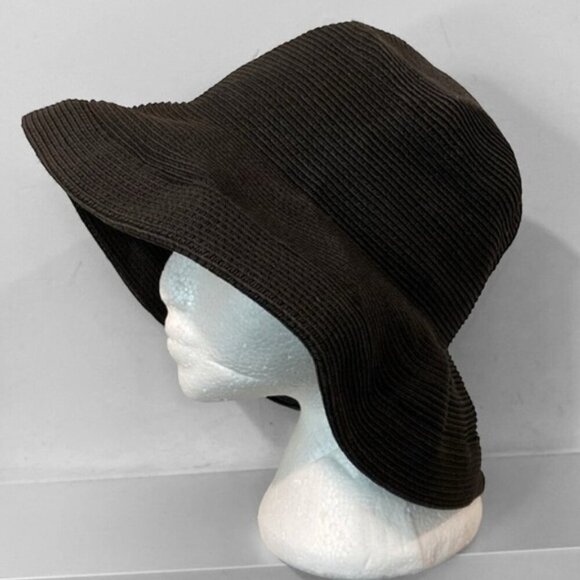 Festival Black Floppy Wide Brim Sun Hat - Picture 1 of 8